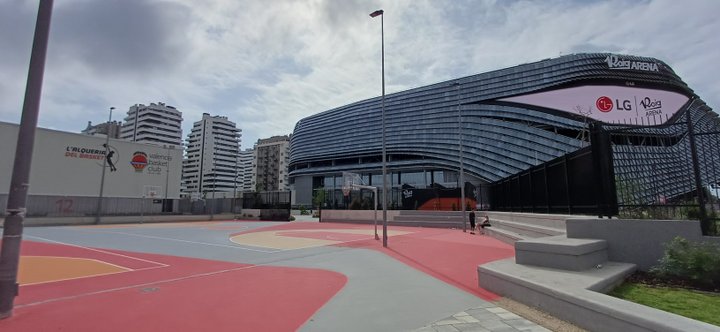 Parque de la Afición del Valencia Basket. Cuatre Carreres