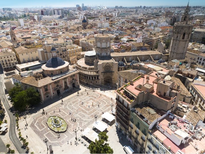 Plaza de la Virgen. Ciutat Vella