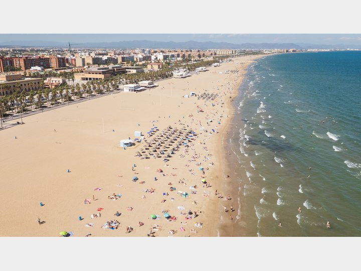 Playas MALVARROSA - las Arenas. Pobles maritims