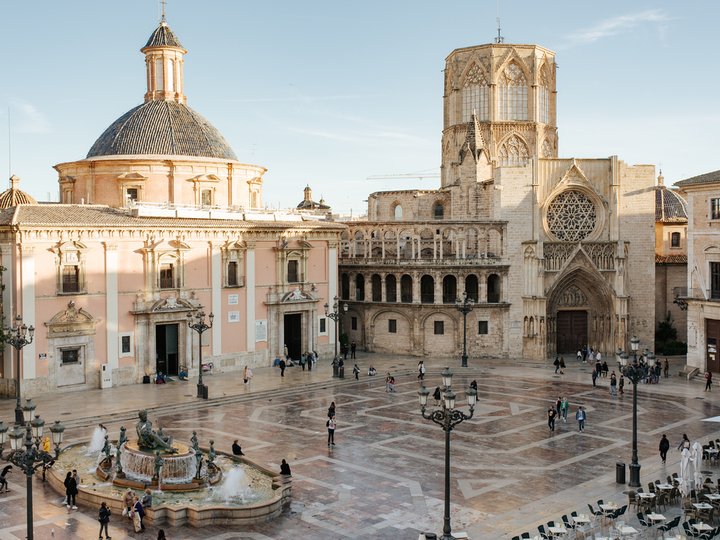Plaza de la Virgen. Ciutat Vella