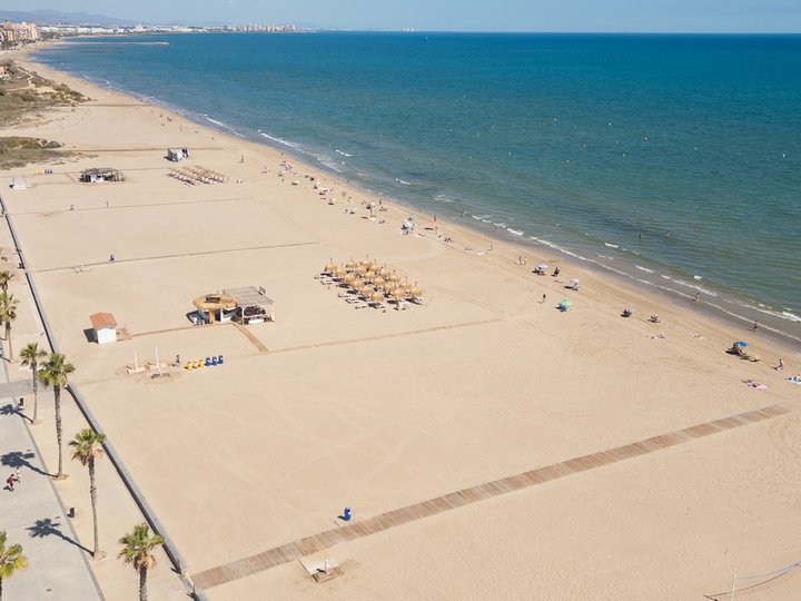 Playas MALVARROSA - las Arenas. Pobles maritims