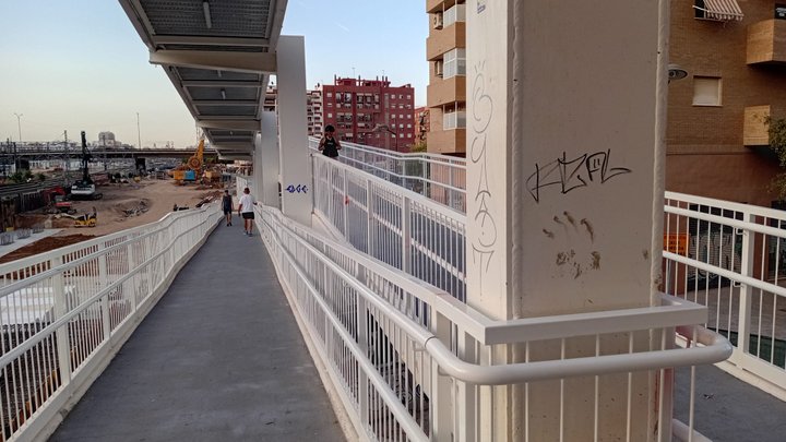 Pasarela Iturbi. Malilla.